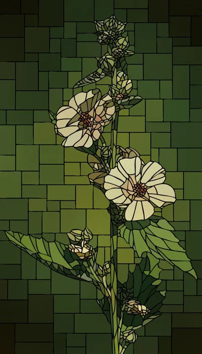 Frosted Stained Glass Window Film, Customized Art Deco Design, Flowers Static Cling Sticker,Home Decor Foil, Treatment