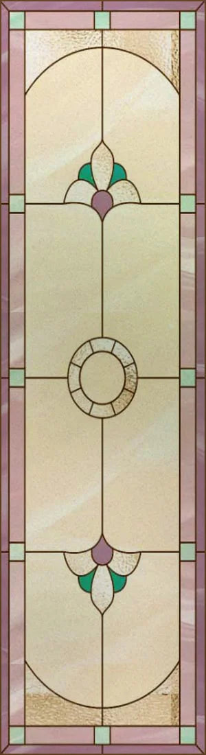 Customized Frosted Stained Glass Window Film, Church Static Cling,Privacy Retro Sticker, for Kitchen, Office, Home Decor