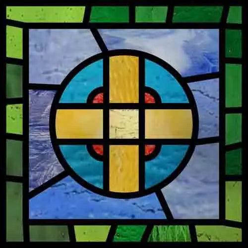 Custom Frosted Stained Glass Window Film,Sataic Cling Window Films,Retro Church Cross Dove Decor Foil Stickers Window Treatment