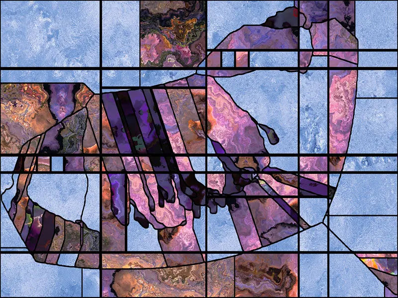 Stained Glass Window Film Frosted Glass Sticker Forest Customized Abstract design for Bathroom Kitchen Door Office Home Decor