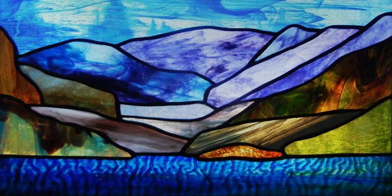 Custom Size Window Film, Stained Glass, Decorative Window Sticker, Privacy Frosted Static Cling, Home Decal