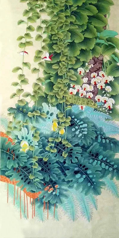 Stained Glass Films Static Cling Window Stickers Opaque Frosted Surface Bedroom Bathroom Decor Window Film Privacy Green Leaves