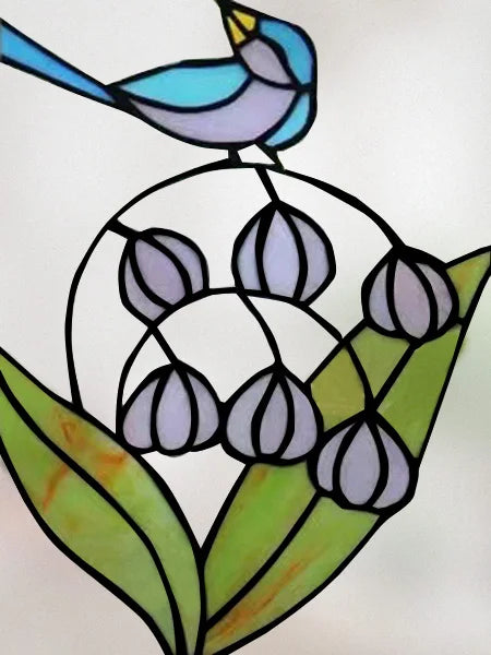 Window Film Stained Glass Films Frosted Static Cling Light-transparent Opaque Privacy Glass Sticker Home Decor Rose Flowers