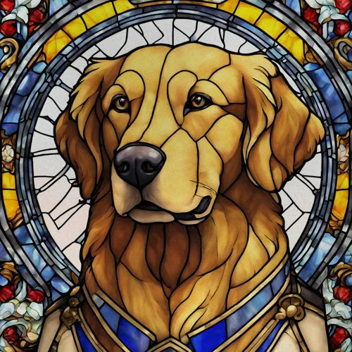 Custom size Window Film Stained Glass Films Frosted Privacy Static Cling Retro Dog Tiger Cat Sticker Bathroom Skylight Decor