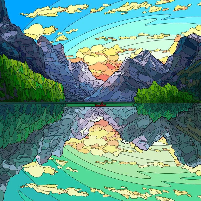 Frosted Stained Glass Window Film, Customized Scenery, Sun Starry Sky, Static Cling Sticker,Home Decor for Bathroom Kitchen