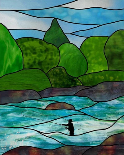 Window Film Frosted Stained Glass Films Customized Art Tree Retrom Static Cling Sticker,Home Decor Window Treatment