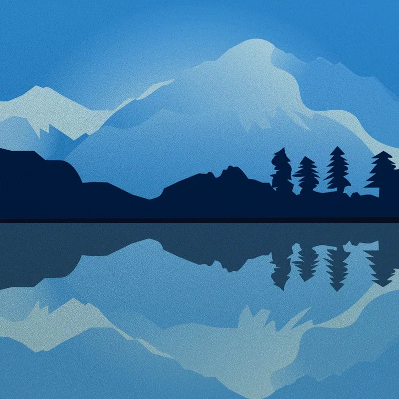 Stained Glass Wndow Films,Frosted Glass Sticker,Static Cling,for Bathroom Kiechen Door Office Home Decor Custom size Mountain