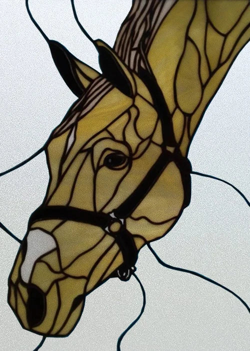 Custom Size Window Stained Glass Films,Cat,Bird,Peacock,Tiger,Fish,Animals Stickers For Bathroom Bedroom Door Office Home Decor