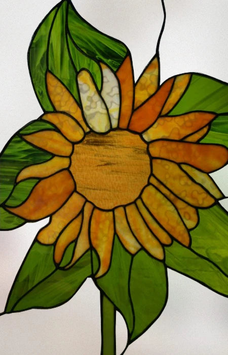 Frosted Stained Glass Window Film, Print Flowers, Static Cling,Privacy Door Sticker,Kitchen, Office, Home Decor, Customized