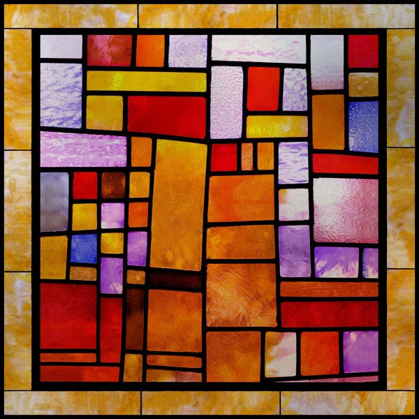 Custom Size Matte Window Film, Stained Glass, Decorative UV Window Sticker, Privacy Frosted Static Cling, Decal for Glass