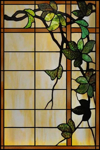 Stained Glass Window Films,Static Cling, Customized Retro Vintage Sticker,Frosted,Privacy, Easy to install