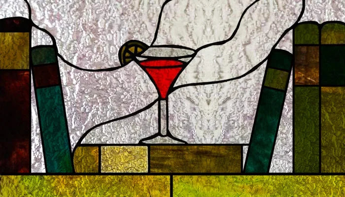 Custom Size 3D Matte Window Film, Stained Glass Decor, UV Window Sticker, Privacy Frosted Static Cling, Book Pattern for Glass