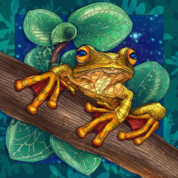 Custom Size Stained Glass Window Film Frosted Films, Animal Dog Cat Tiger Birds Static Cling,Window Covering for Home Office