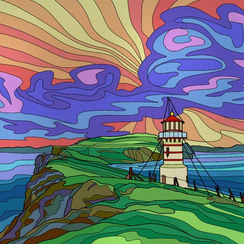 Custom Size Stained Glass Films,Privacy Static Cling,Print Castle, Sailboat, House Door Sticker,Office, Home Decor