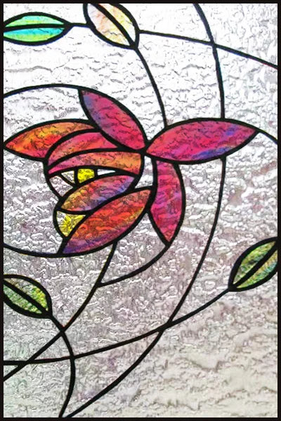 Window Film Frosted Stained Glass Films,Customized Privacy Static Cling,Flower Sun Fruit Fish Cat,Door Sticker,Office Home Decor