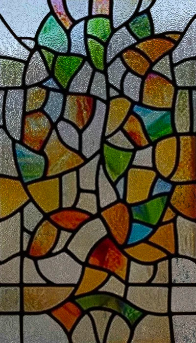 Window Film Stained Glass Films,Frosted Static Cling,Light-transparent Opaque Privacy Sticker,Home Decor,Ginkgo Leaf,Leaves