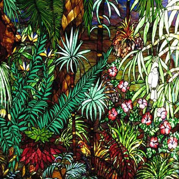 Window Film Frosted Stained Glass Films Customized Tiffany-Style Static Cling Sticker,Bathroom Door Kitchen Office Home Decor