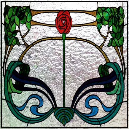 Custom size 3D Matte Window Film Stained Glass Decorative Uv Window Sticker Privacy Frosted Static Cling Window Decal for Glass