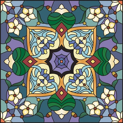 Window Film Frosted Stained Glass Films,Customized Church Design Static Cling Sticker,Home Decor Foil Window Treatment