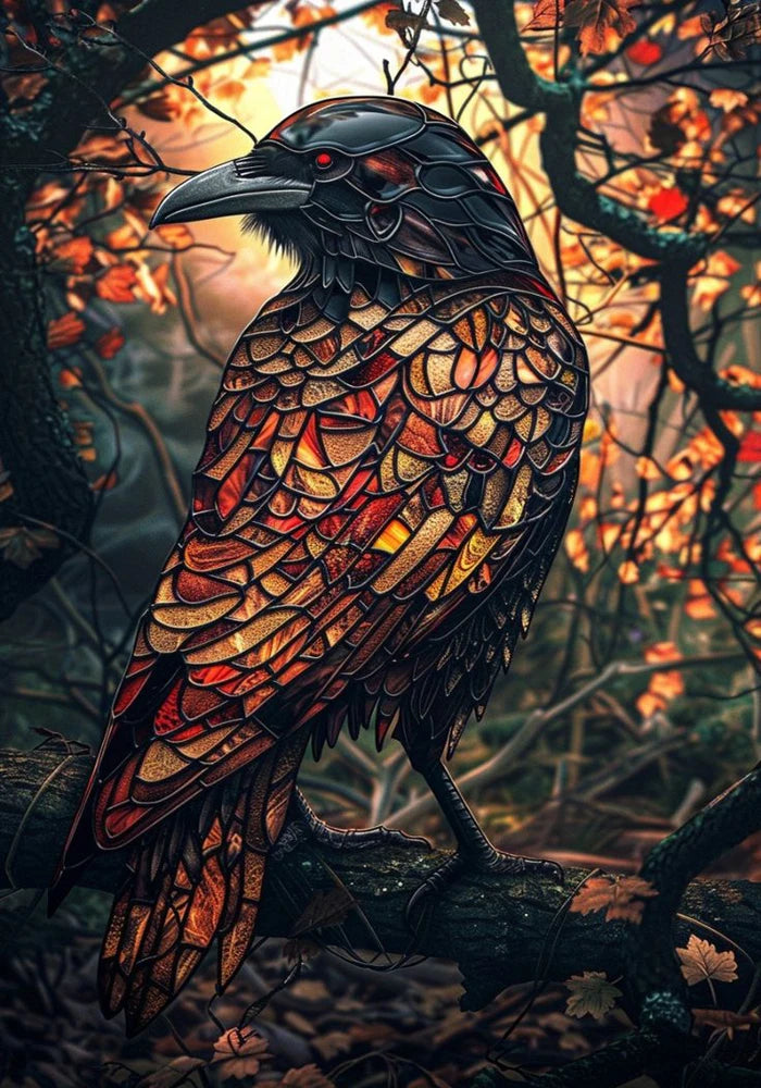 Customized Stained Glass Film Window Films,Static Cling Frosted Privacy Bird Eagle,Bathroom Kitchen Door Sticker