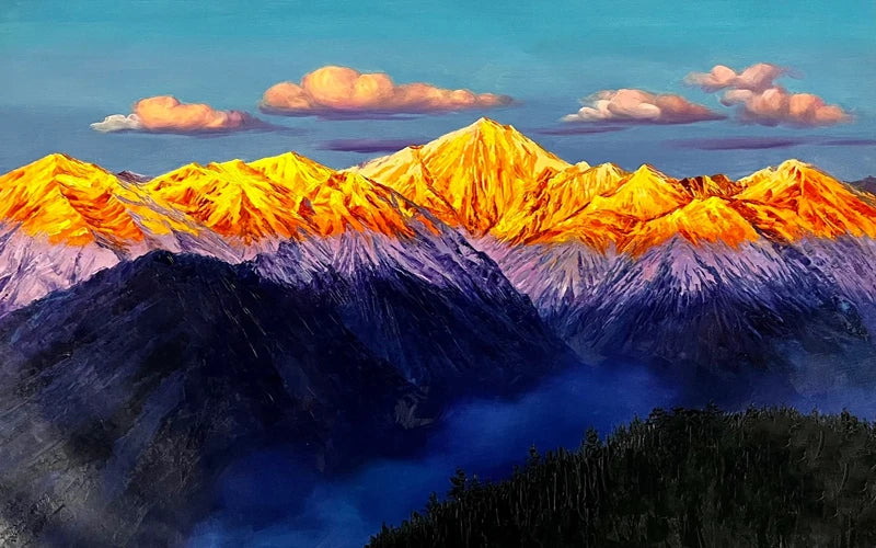 Window Film Stained Glass Stickers,Custom size Static Cling Frosted Privacy, Landscape,Tree Print For Transom Window Glass Home