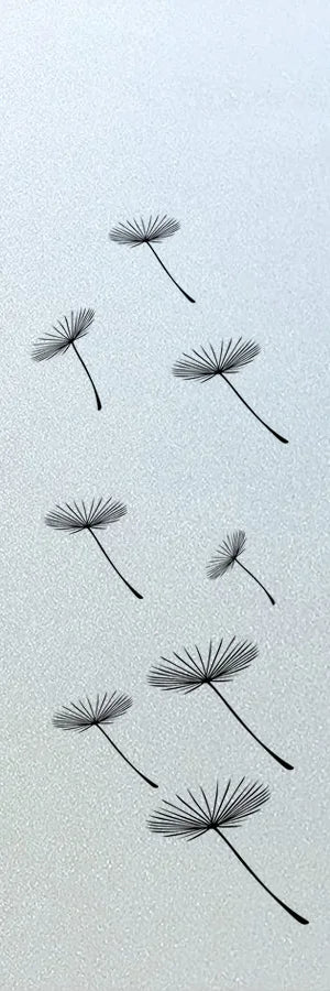 Custom Size Window Glass Films Window Film Static Cling Frosted Tree Mountain Posters For Bathroom Door Kitchen Office Home