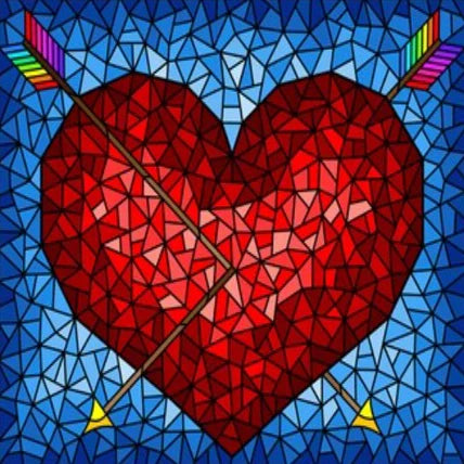 European Church Mosaic Stained Glass Films,Window Stickers Static Cling,Sun, Mosaic, Custom made to fit any Window Size or Shape