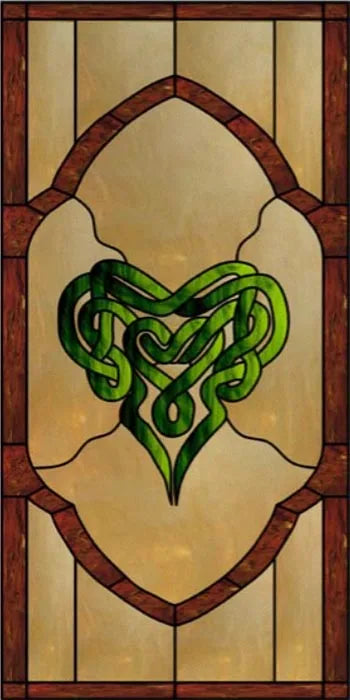 Frosted Stained Glass Window Film, Customized Privacy, Static Cling,Church Style, Door Sticker, Office, Bathroom Home Decor