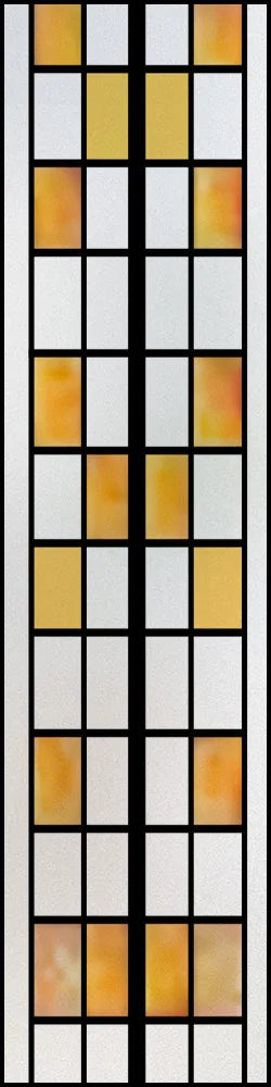 Frosted Stained Glass Window Film, Church Static Cling,Privacy Retro Door Sticker,Kitchen, Office, Home Decor, Customized