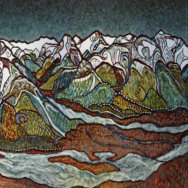 Stained Glass Window Film Frosted Glass Sticker Forest Opaque,Customized Print Mountain For Bathroom Door Office Home Decor