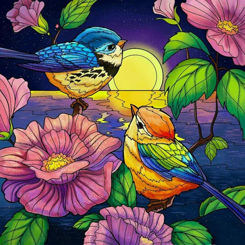 Frosted Stained Glass Film, Customized Art Deco Design, Color Static Cling Sticker,Home Decor Foil, Window Treatment