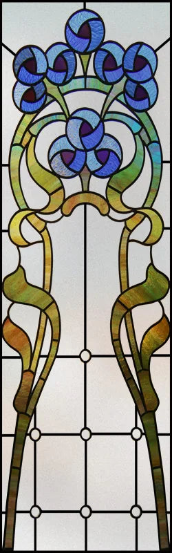 Custom Size Window Film, Stained Glass Films, Frosted Privacy, Retro Church Style, Colorful Door Sticker, Shower, Bathroom