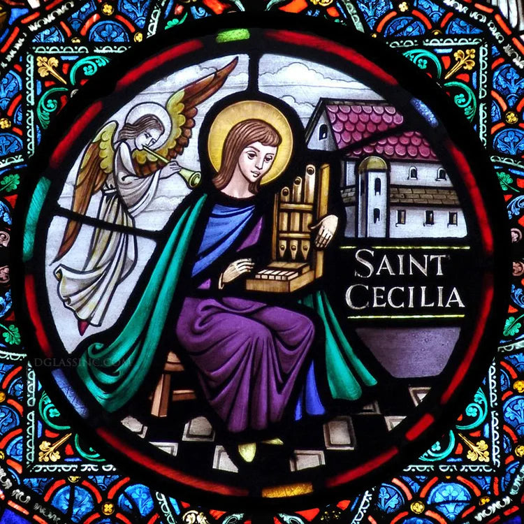 Custom Frosted Stained Glass Window Film,Static Cling Reusable,Jesus Christ Angels Virgin Mary Picture Decor Window Treatment