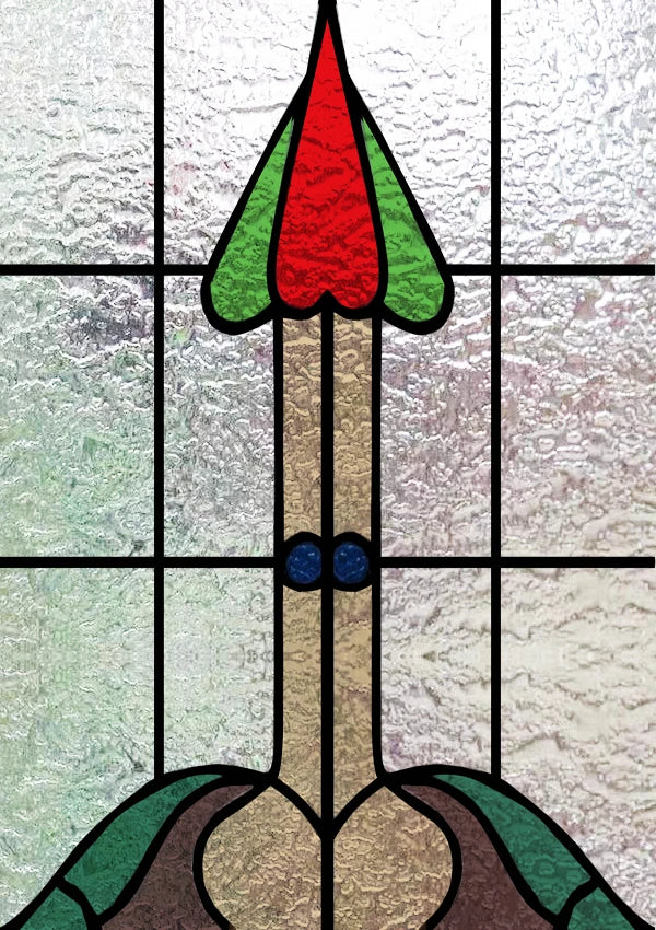 Frosted Stained Glass  Film, 3D Matte,Grid, Transparent,Static Cling,Privacy, Door Sticker,Customized for Office, Home Decor