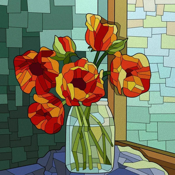 Window Film Frosted Stained Glass Films,Customized Rose Flower Ladybird Static Cling Sticker,Home Decor Foil Window Treatment