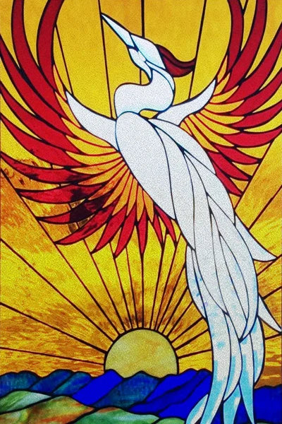 Window Film Stained Glass Stickers,Custom size Static Cling Church Style Privacy Films Door Sticker Kitchen Office Home Decor