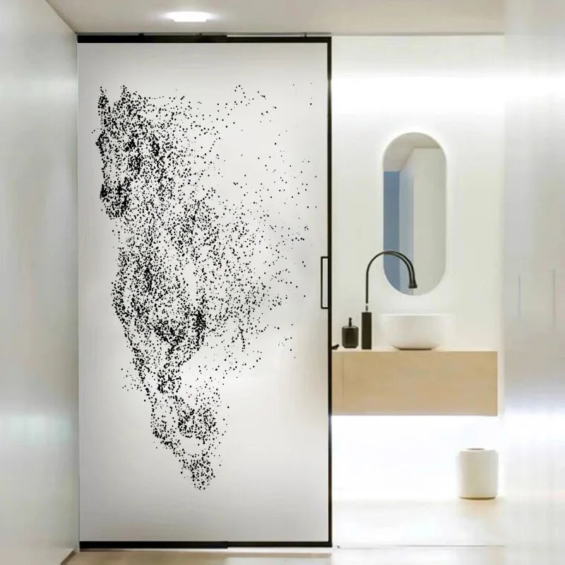 Custom Size Window Glass Films Window Film Static Cling Art Pictures Horse Eagle Wolf Shower Frosted Office Home Decor
