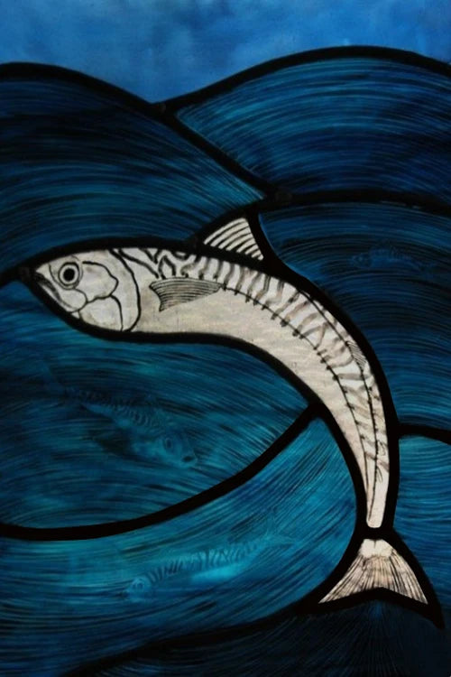 Custom Size Window Stained Glass Films,Fish,Sea World Stickers For Bathroom Bedroom Door Office Home Decor