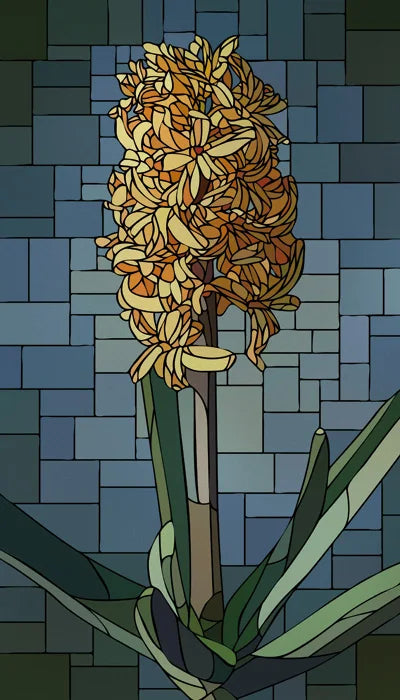 Frosted Stained Glass Window Film, Customized Art Deco Design, Flowers Static Cling Sticker,Home Decor Foil, Treatment