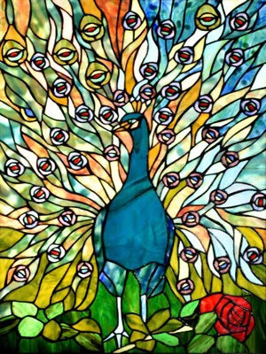 Window Film Frosted Stained Glass Films,Customized Privacy Static Cling,Retro Colorful Stickers For Shower Bathroom Skylight