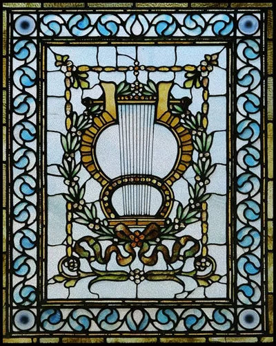 Customized Size Static Cling Frosted Stained Glass Window Films,Sun Catcher Print Photo for Bathroom Privacy Door Home Decor