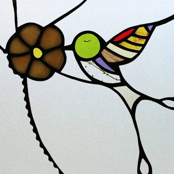 Frosted Stained Glass Window Film, Leaf Tree Static Cling Sticker,Home Decor Foil Treatment, Customized Art Design