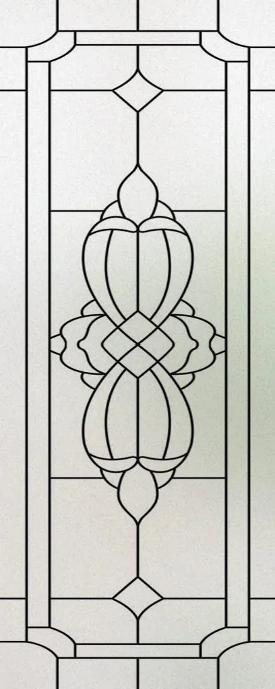 Custom Size Stained Glass Window Film,Frosted Privacy, Static Cling, Door Sticker,Kitchen, Bathroom, Home Decor