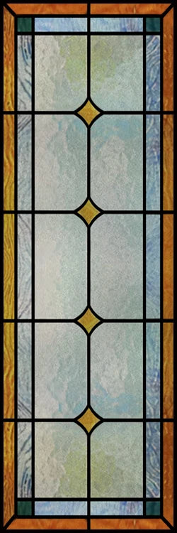 Custom Size Window Glass Films ,Privacy Window Stickers 3D Frosted Glass Film Prairie School Style Decorative Static Cling