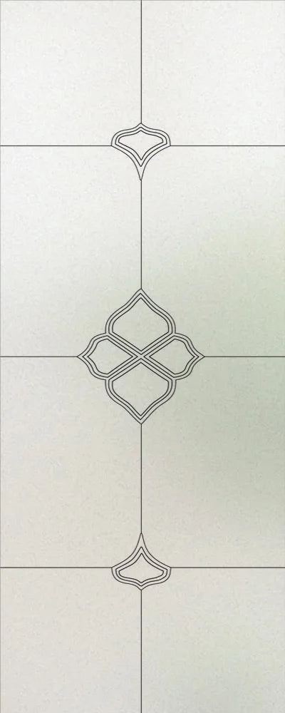 Custom Size Stained Glass Window Film,Frosted Privacy, Static Cling, Door Sticker,Kitchen, Bathroom, Home Decor