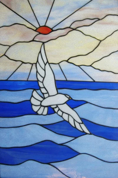 Window Film Stained Glass Stickers,Custom size Static Cling,Frosted Privacy Print Bird,Peacock,Heron,Owl,For Window Home Decor