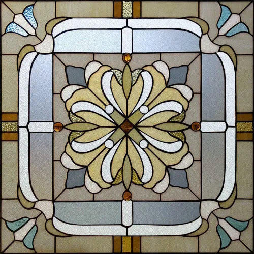 Window Film Frosted Stained Glass Films,Customized Church Design Static Cling Sticker,Home Decor Foil Window Treatment