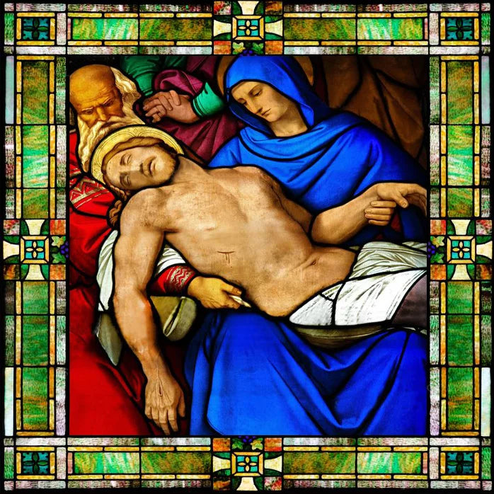 Window Film Frosted Stained Glass Films Customized Chris/Jesus/Mary Pictures,Church, Chapel Prayer Room Home Decor