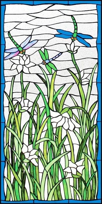 Window Film Frosted Stained Glass Films Church Static Cling Privacy Films Door Sticker Kitchen Office Home Decor Customized