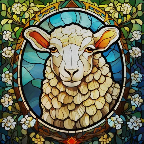 Custom size Window Film Stained Glass Films Frosted Privacy Static Cling Retro Dog Tiger Cat Sticker Bathroom Skylight Decor